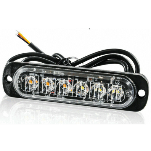 Powerful LED Truck Emergency Amber Strobe Light Bars - Image 4