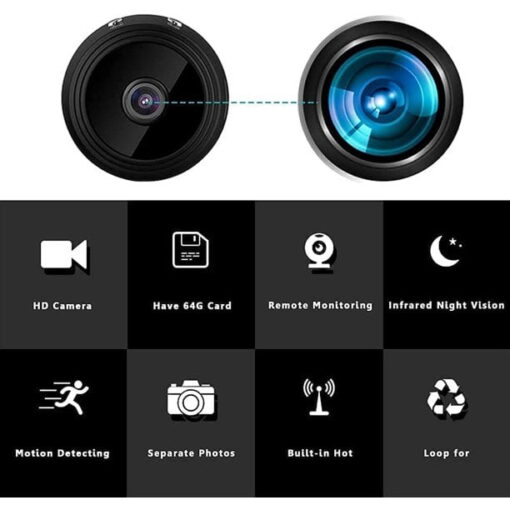 Mini Wireless Magnetic Camera with Audio and Video Live Feed - Image 6