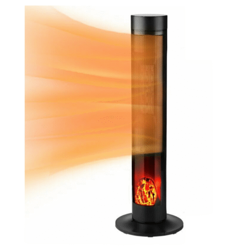 Free Standing Indoor / Outdoor Electric Space Tower Patio Heater With Thermostat - Image 2