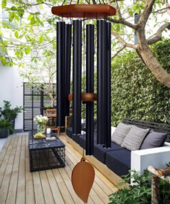 Large Outdoor Metal Tube Bass Sympathy Wind Chimes