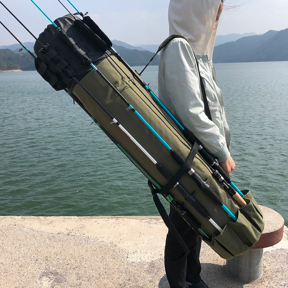 Fishing Tackle Rod Holder Backpack - Image 2