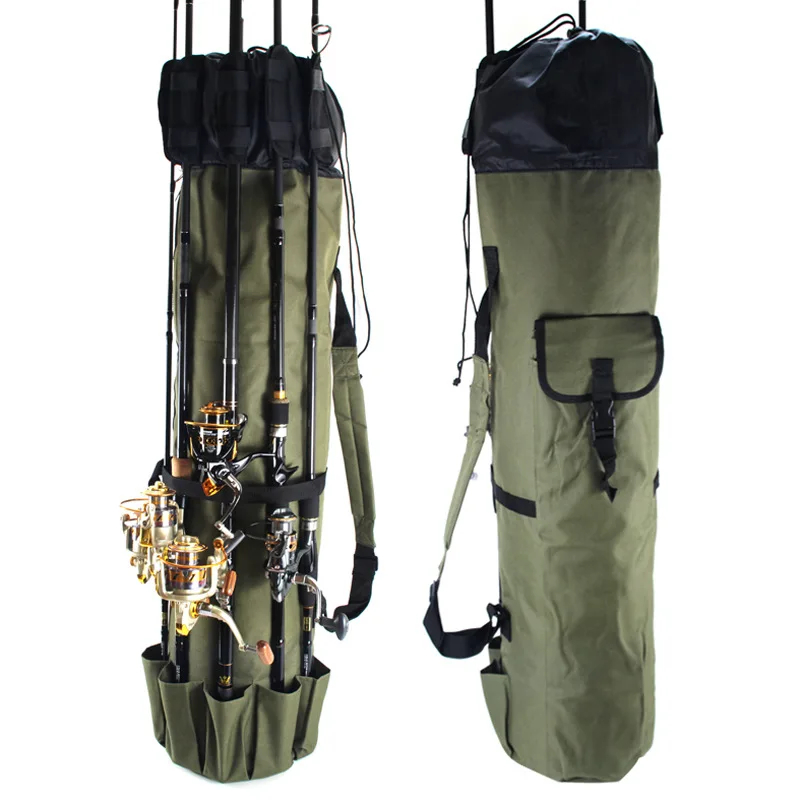 Fishing Tackle Rod Holder Backpack
