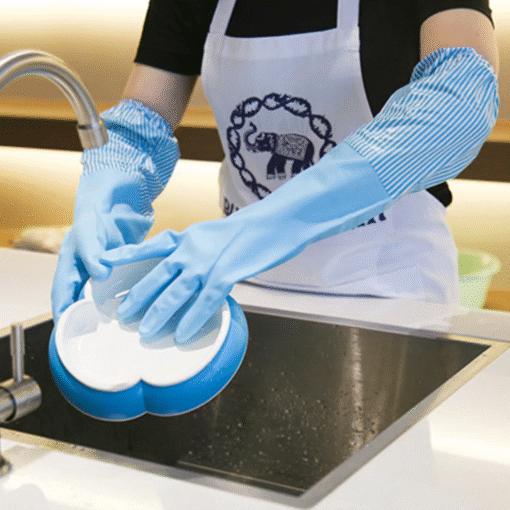 Premium Dishwashing Cleaning Gloves Magic Scrubber - Image 8