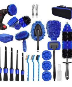 26Pcs Car Detailing Brush Set Drill Not Include