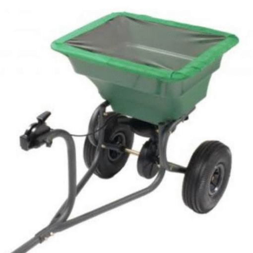 Self Lubricating Pull Behind Compost Manure Fertilizer Spreader 75 Lbs - Image 2