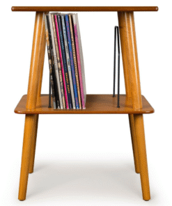 Premium Vinyl Record Player Shelf Storage Stand