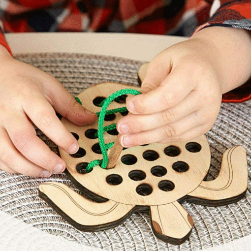Kids Montessori Sensorial Fidget Busy Board - Image 3