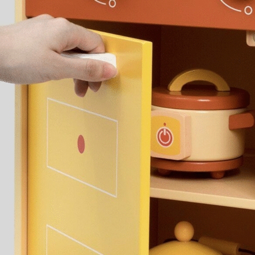Childrens Wooden Pretend Play Toy Kitchen Set - Image 3