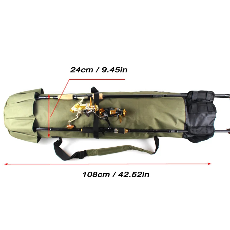 Fishing Tackle Rod Holder Backpack - Image 6