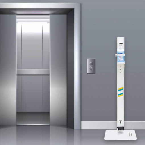 Premium Adjustable Free Standing Sanitizer Station Dispenser Stand - Image 2