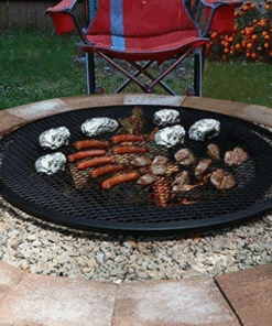 Outdoor Round Fire Pit Cooking Grill Grate