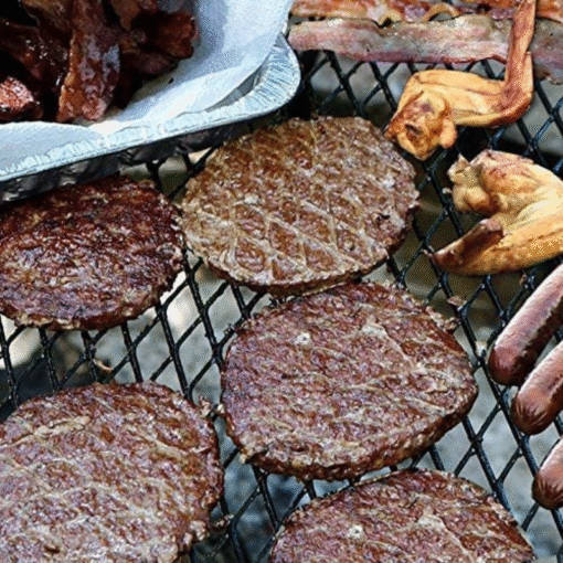 Outdoor Round Fire Pit Cooking Grill Grate - Image 4