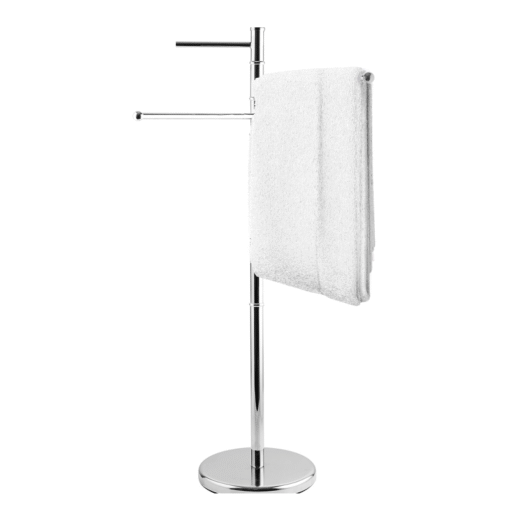 Free Standing Bathroom Towel Drying Rack Stainless Steel - Image 3