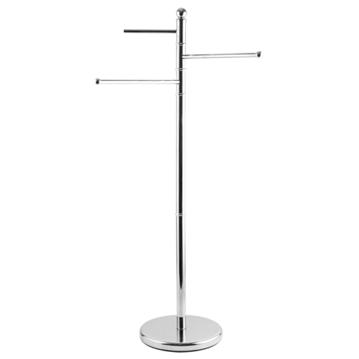 Free Standing Bathroom Towel Drying Rack Stainless Steel - Image 5