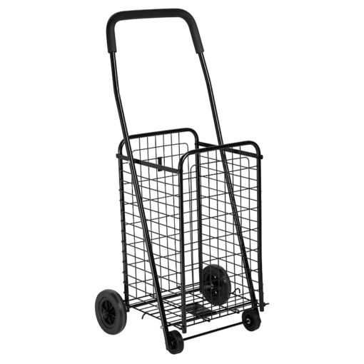 Portable Folding Personal Grocery Shopping Cart With Wheels - Image 5