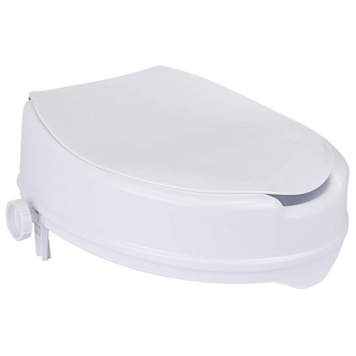 Clamp On Raised Handicap Toilet Seat Riser 4" - Image 3