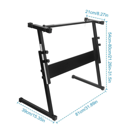 Portable Z-Style On Stage Piano Keyboard Stand - Image 5