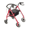 Foldable Senior Rolling Walker With Seat And Wheels