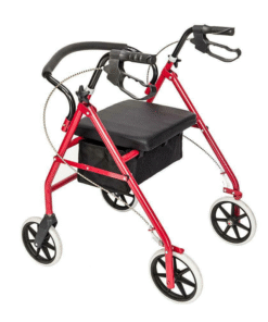Foldable Senior Rolling Walker With Seat And Wheels
