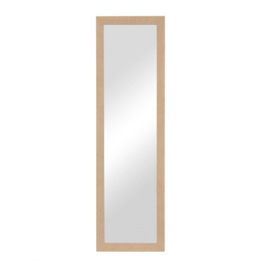 Natural Over Door Mounted Hanging Mirror 42" x 14" - Image 2