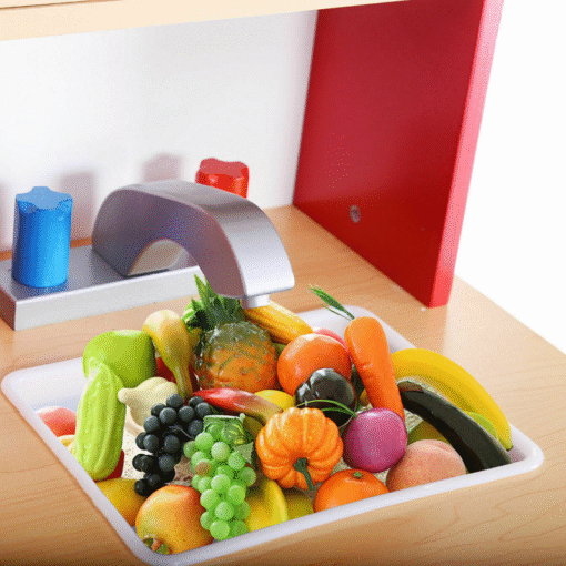 Ultimate Kids Wooden Play Toy Kitchen Set - Image 8