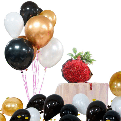 Gold Balloon Arch Garland Stand Kit 120pcs - Image 2