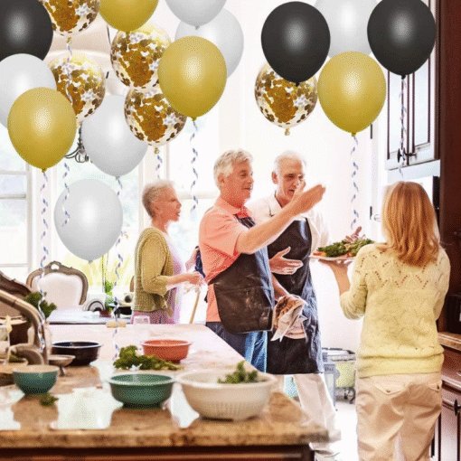 Gold Balloon Arch Garland Stand Kit 120pcs - Image 5