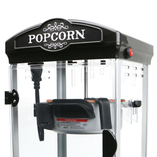 8 oz Home Tabletop Popcorn Making Machine Black - Image 2