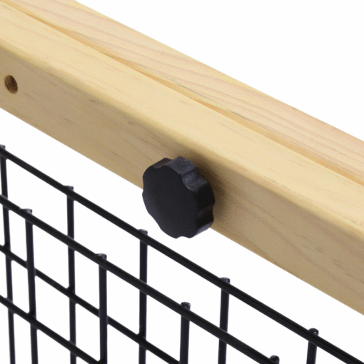 Solid Wood Indoor Freestanding Adjustable Pet Gate 21" - Image 8