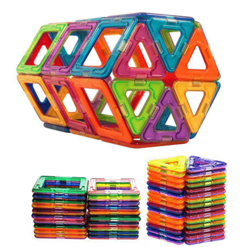 Ultimate Kids Magnetic Building Tile Blocks Toy Set - Image 2
