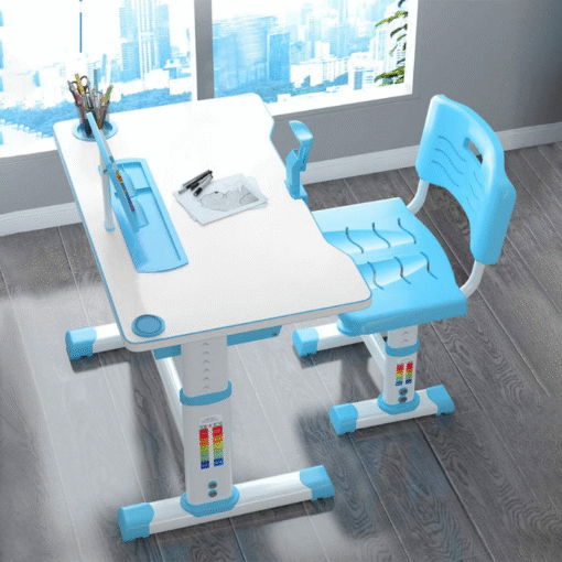Interactive Kids Adjustable Large Study Desk And Chair Set - Image 4