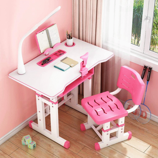Interactive Kids Adjustable Large Study Desk And Chair Set - Image 5