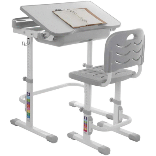 Interactive Kids Adjustable Large Study Desk And Chair Set - Image 9