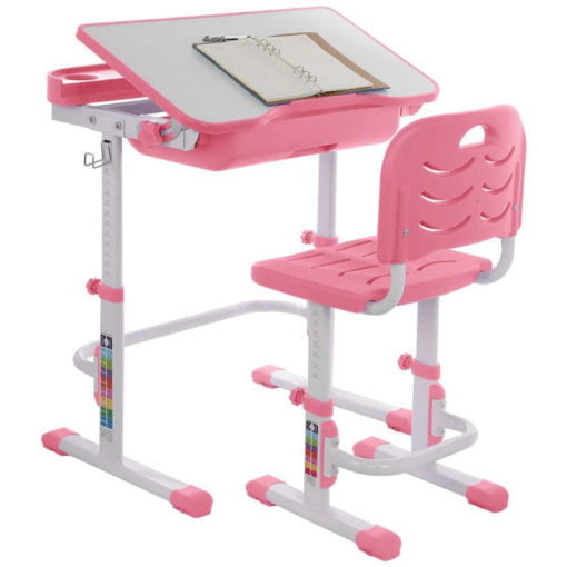 Interactive Kids Adjustable Large Study Desk And Chair Set - Image 11
