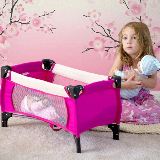 Premium Portable Baby Doll Crib Bed Set - Image 3