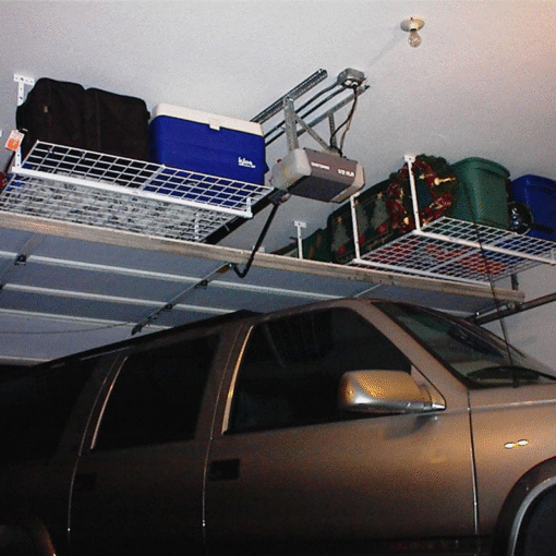 Overhead Hanging Garage Roof Ceiling Storage Rack - Image 2