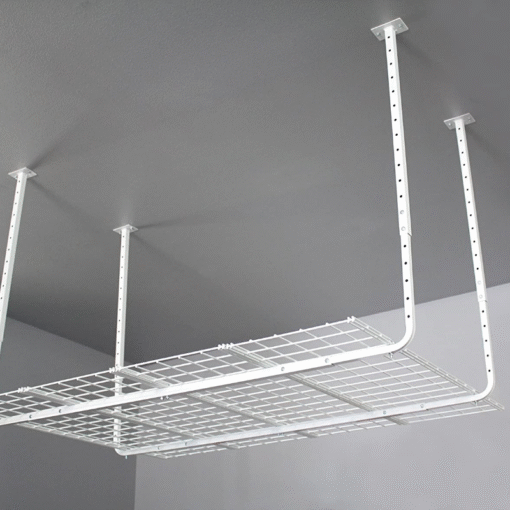 Overhead Hanging Garage Roof Ceiling Storage Rack - Image 4