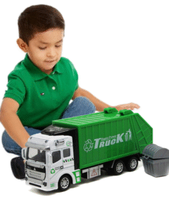 Realistic Kids Garbage Recycling Truck Toy