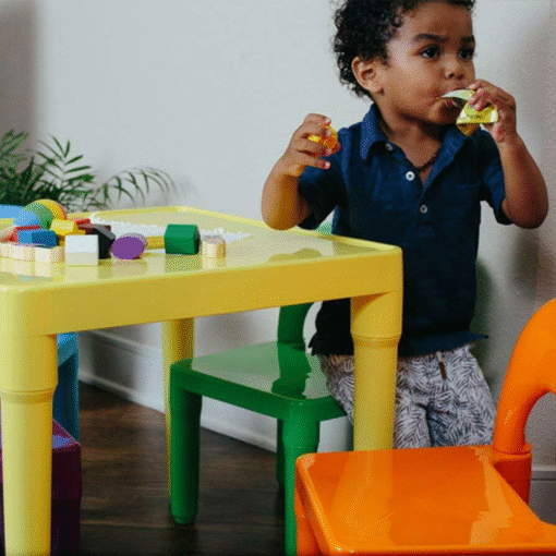 Colorful Kids Activity Learning Play Table And Chairs Set - Image 3