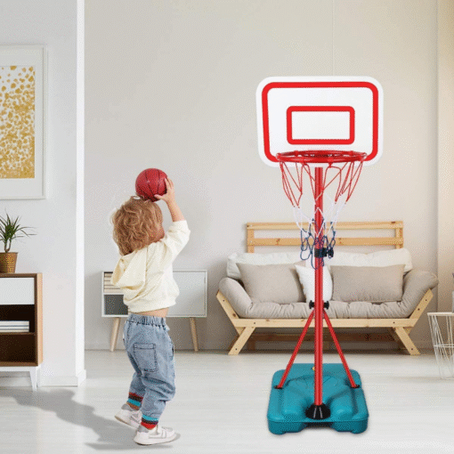 Portable Kids Adjustable Indoor Basketball Hoop - Image 3