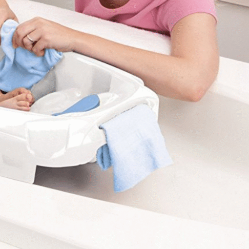 Portable Kids Collapsible Folding Baby Shower Bathtub - Image 2