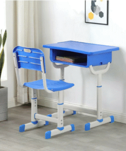 Kids Wooden Homework Study Desk And Chair Set