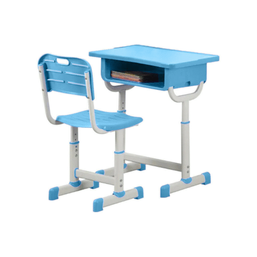 Kids Wooden Homework Study Desk And Chair Set - Image 7