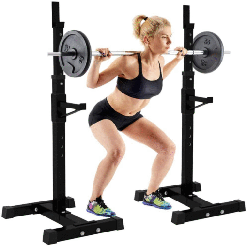 Portable Home Gym Adjustable Half Squat Rack Stand - Image 2