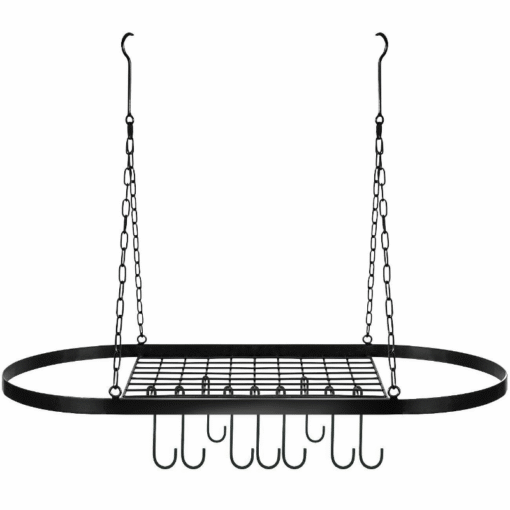 Ceiling Hanging Pots And Pans Organizer Rack 24" - Image 2