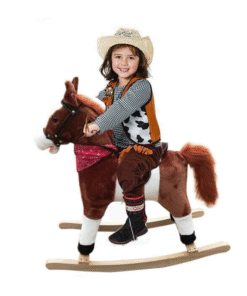 Premium Kids Wooden Rocking Toy Horse