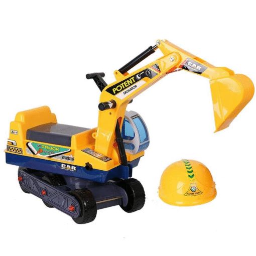 Kids Realistic Ride On Excavator Digging Toy - Image 2