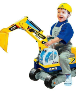 Kids Realistic Ride On Excavator Digging Toy