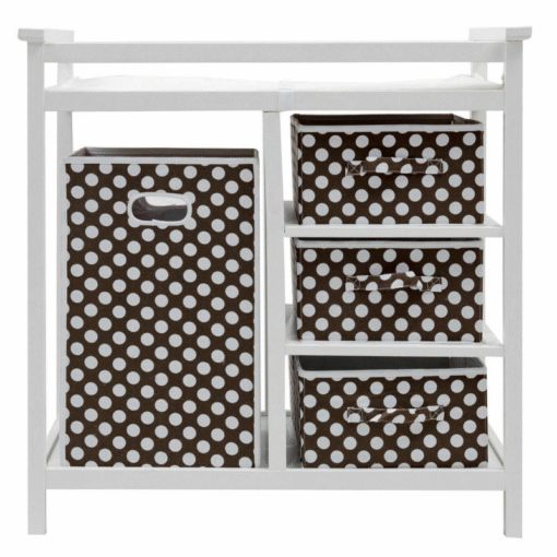 Modern Large Wooden Black Changing Table - Image 4