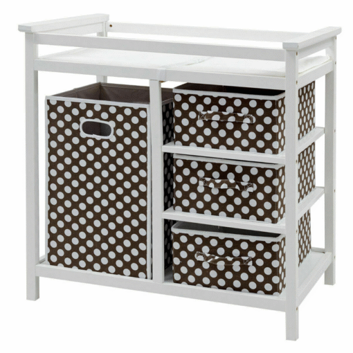 Modern Large Wooden Black Changing Table - Image 3